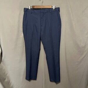 Van Heusen Traveler Slim Dress Pants Blue 32x30